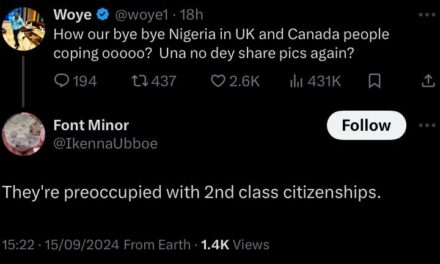 Nigerians In Diaspora Are Nothing But Second Class Citizens – IkennaUbboe