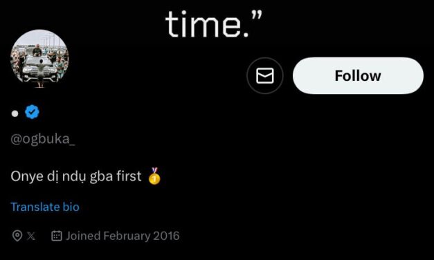 Nigerians Like Me Glorify Ill-Gotten Wealth And Extravagance Lifestyle – Ogbuka_