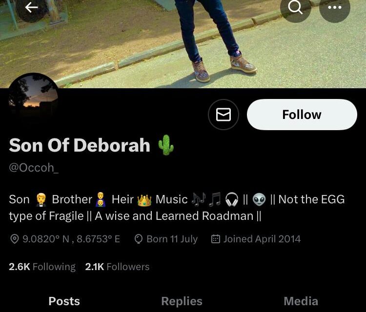 Nigerian Feminist Are Fake And Evil – Son Of Deborah (Occoh_)