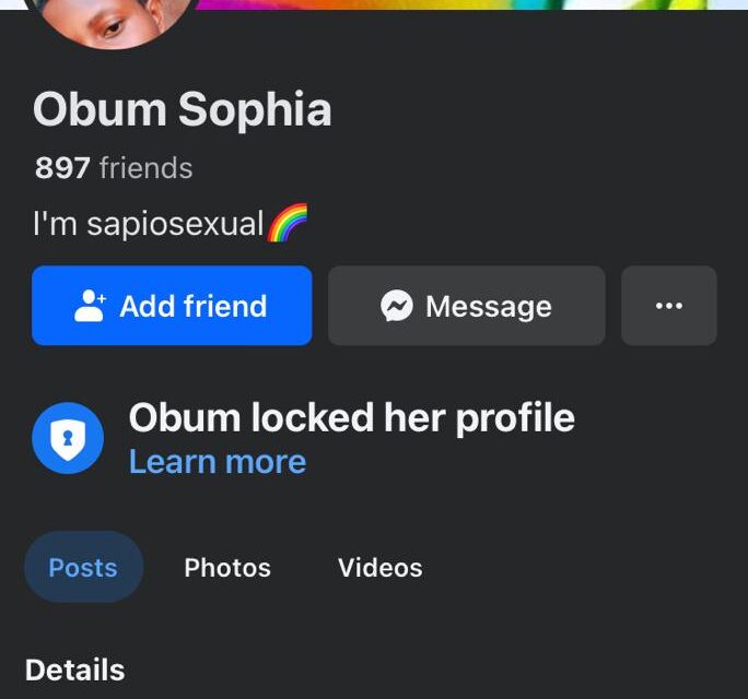 Checking Your Daughters Virginity Through An Invasive Method Is An Act Of Lesbianism – Obum Sophia