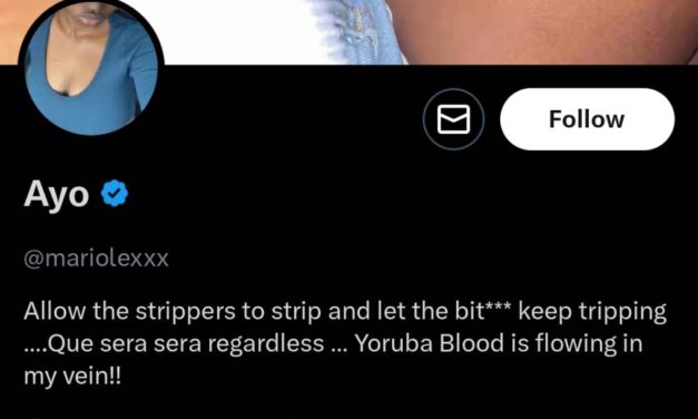 We the Yorubas Will Hang Onto Bigotry Till The End Of Time – Mariolexxx