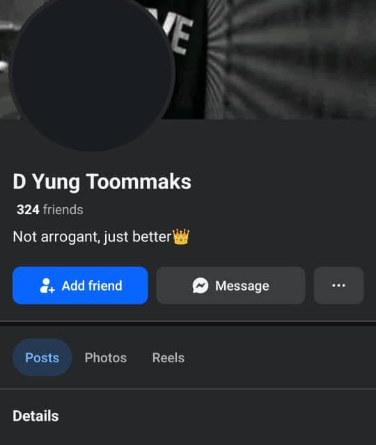 You can be murdered while trying to act masculine for your woman – D Yung Toommaks